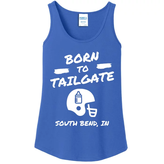 Born To Tailgate Ladies Essential Tank