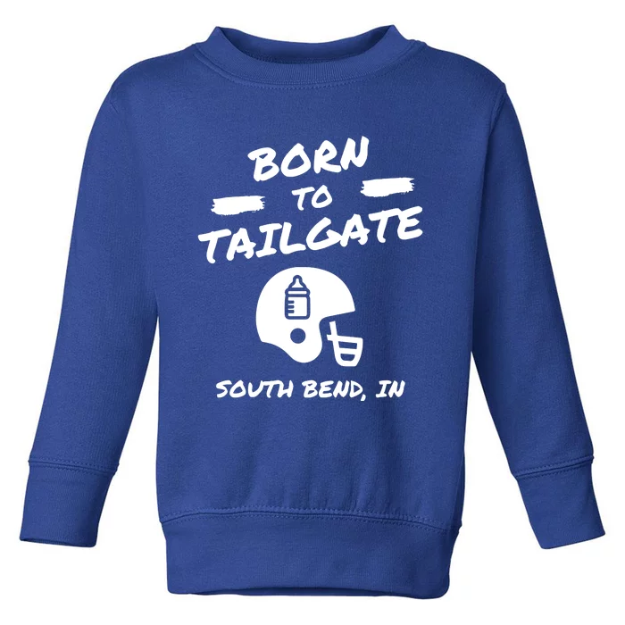 Born To Tailgate Toddler Sweatshirt