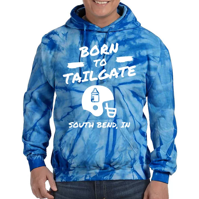 Born To Tailgate Tie Dye Hoodie