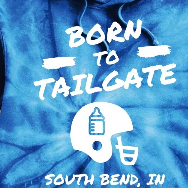 Born To Tailgate Tie Dye Hoodie