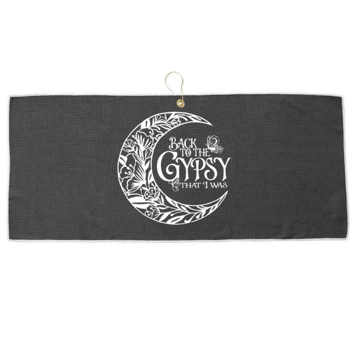 Back To The Gypsy That I Was Large Microfiber Waffle Golf Towel