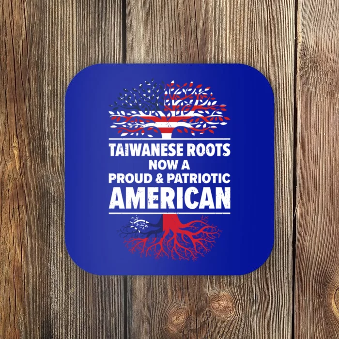 Born Taiwanese Taiwan American Usa Citizenship Funny Gift Coaster