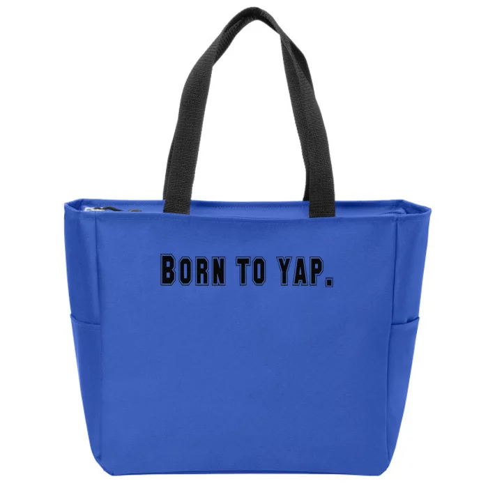 Born To Tap Funny Vintage Zip Tote Bag