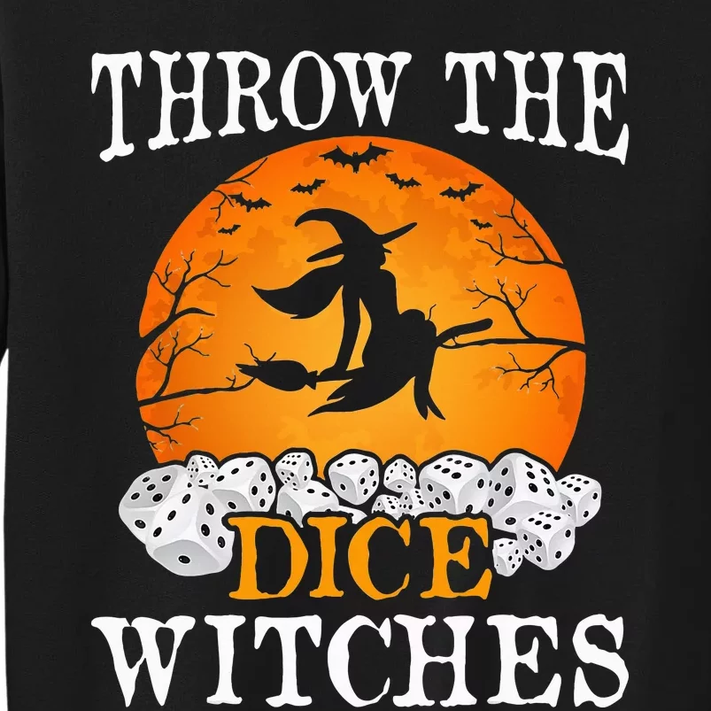 Bunco Throw the Dice Witches Bunco Game Lover Halloween Sweatshirt