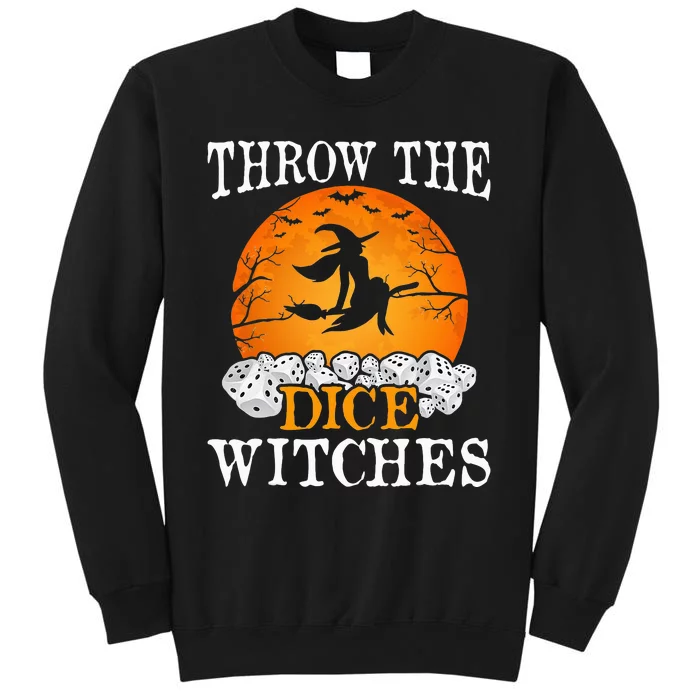 Bunco Throw the Dice Witches Bunco Game Lover Halloween Sweatshirt