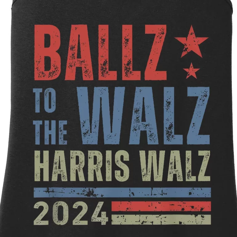 Ballz To The Walz Harris Waltz 2024 Ladies Essential Tank