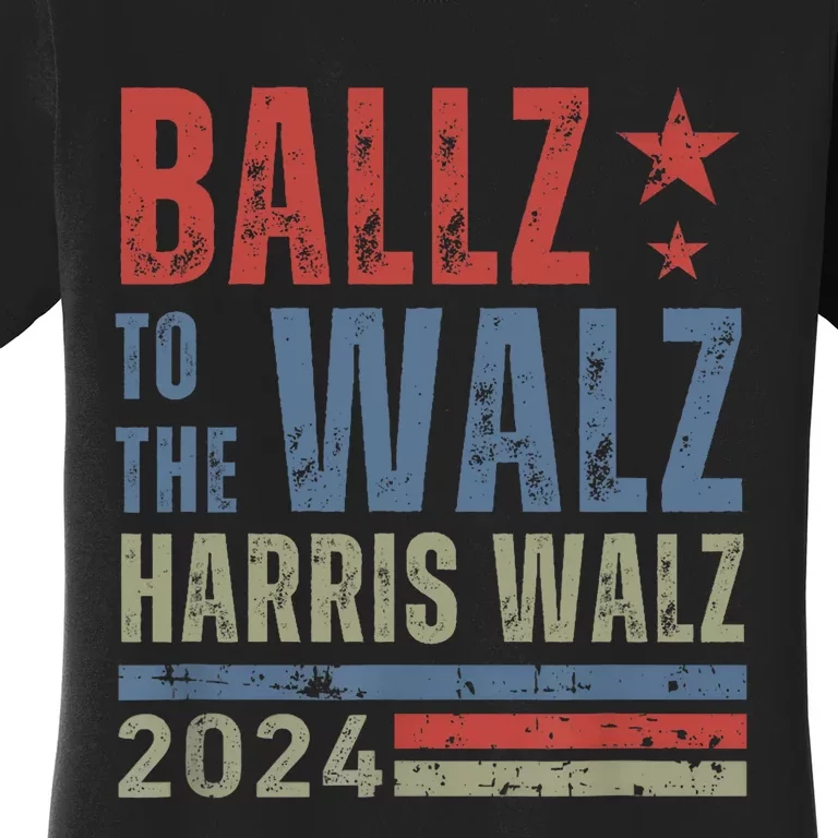 Ballz To The Walz Harris Waltz 2024 Women's T-Shirt