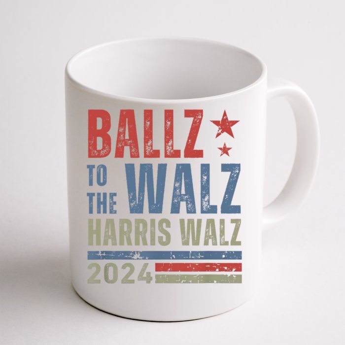 Ballz To The Walz Harris Waltz 2024 Front & Back Coffee Mug