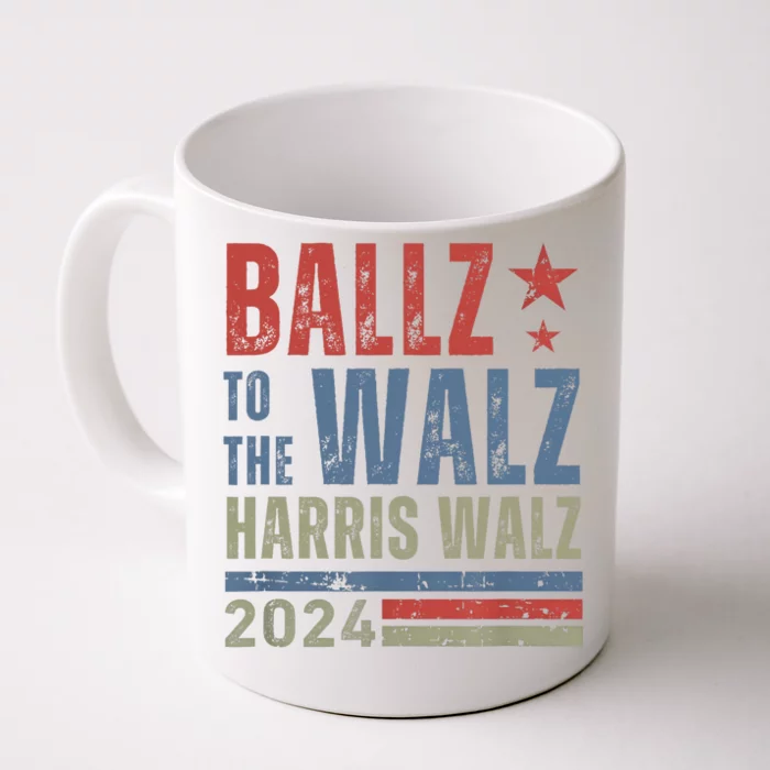 Ballz To The Walz Harris Waltz 2024 Front & Back Coffee Mug