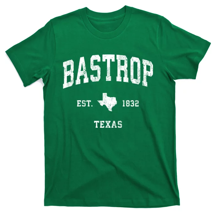 Bastrop Texas Tx Vintage Athletic Sports T-Shirt