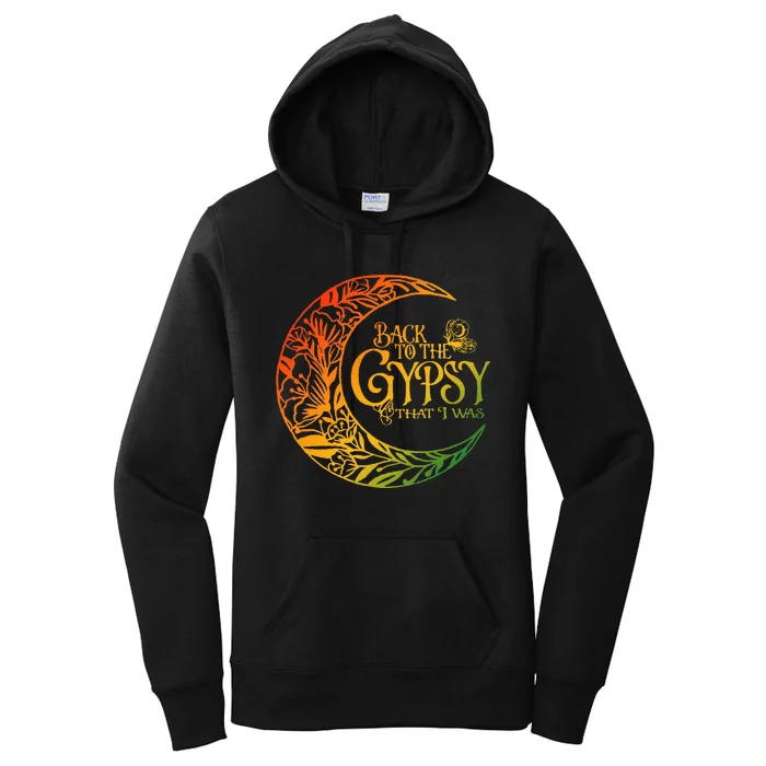 Back To The Gypsy That I Was Apparel Women's Pullover Hoodie