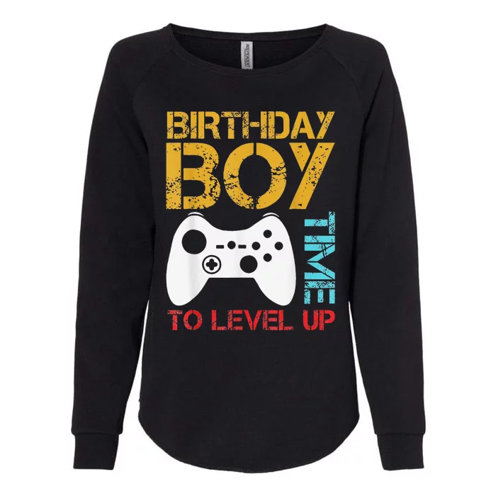 Birthday Time To Level Up Video Gamer Womens California Wash Sweatshirt