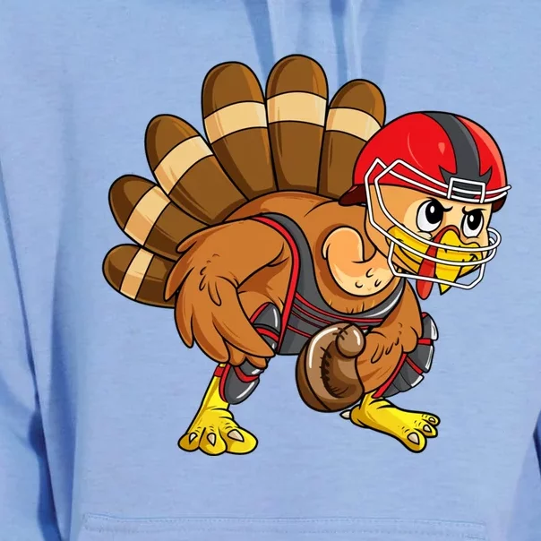 Baseball Thanksgiving Turkey Catcher Softball Player Meaningful Gift Unisex Surf Hoodie