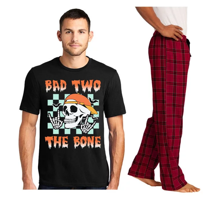 Bad Two The Bone Party 2 Years Old 2nd Birthday Gift Pajama Set