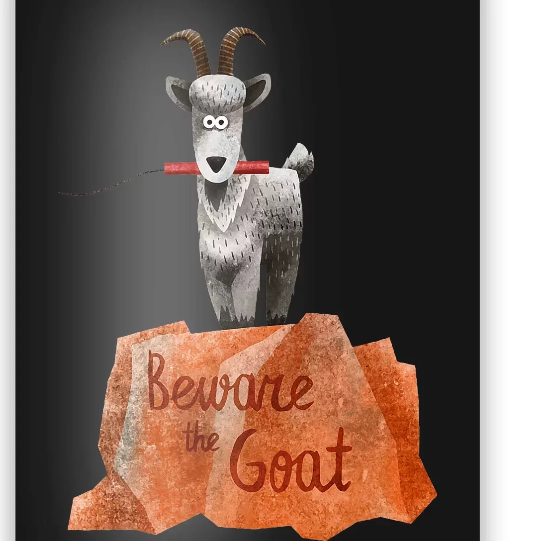 Beware The Thunder Goat On The Mountain! Poster