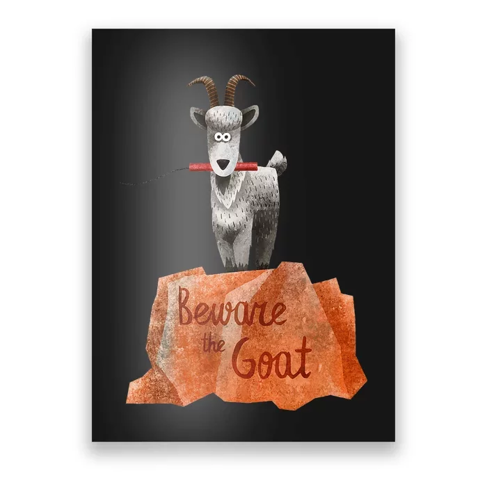 Beware The Thunder Goat On The Mountain! Poster