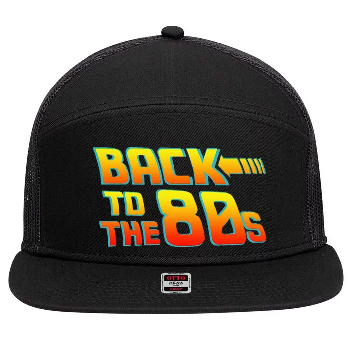 Back To The 80s Costume Fancy Dress Party Idea Halloween 7 Panel Mesh Trucker Snapback Hat