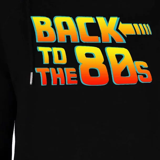 Back To The 80s Costume Fancy Dress Party Idea Halloween Womens Funnel Neck Pullover Hood