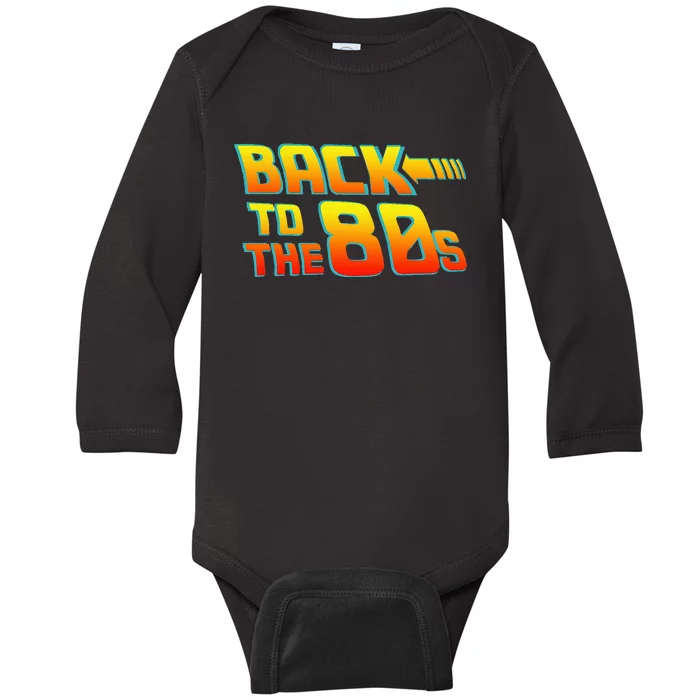 Back To The 80s Costume Fancy Dress Party Idea Halloween Baby Long Sleeve Bodysuit