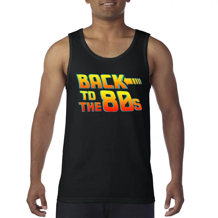 Back To The 80s Costume Fancy Dress Party Idea Halloween Tank Top