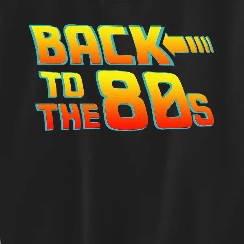 Back To The 80s Costume Fancy Dress Party Idea Halloween Kids Sweatshirt