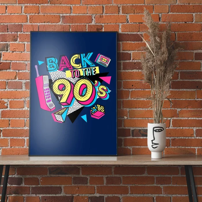 Back To The 90s Outfits Retro Costume Party Cassette Tape Poster