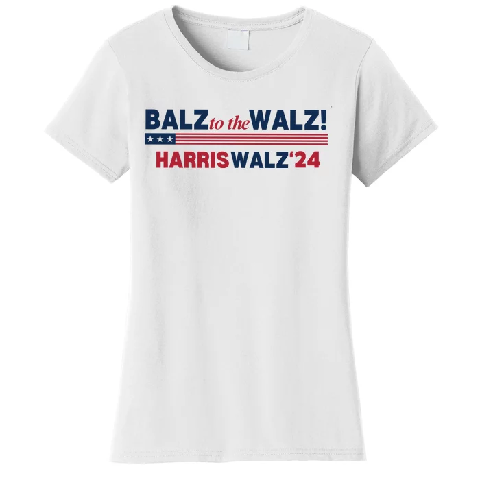 Balz To The Walz Harris Walz 24 Women's T-Shirt