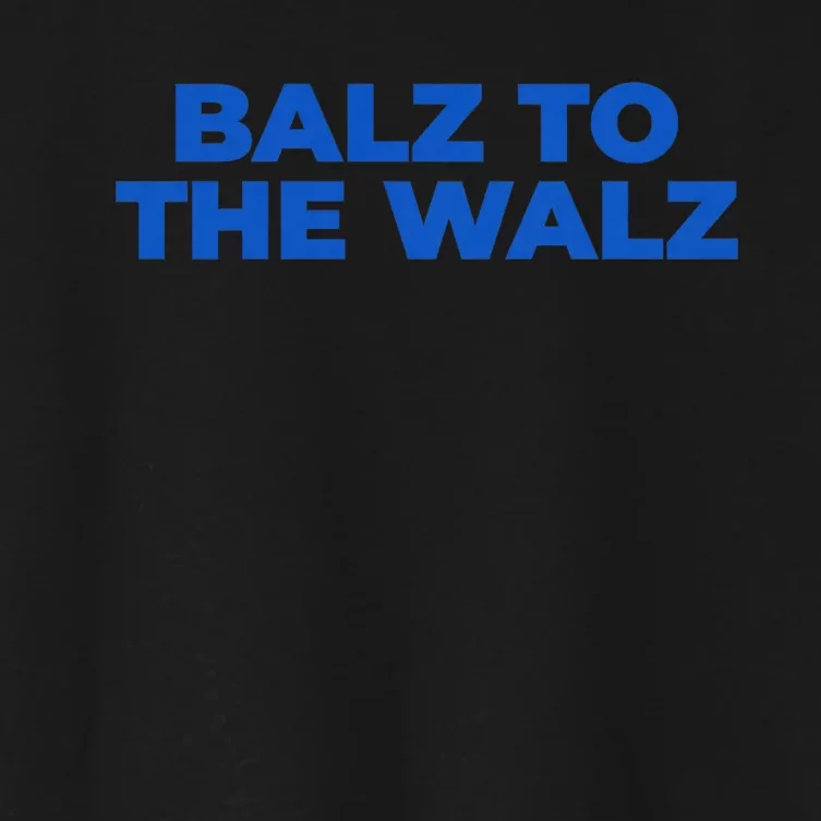 Balz To The Walz Women's Crop Top Tee