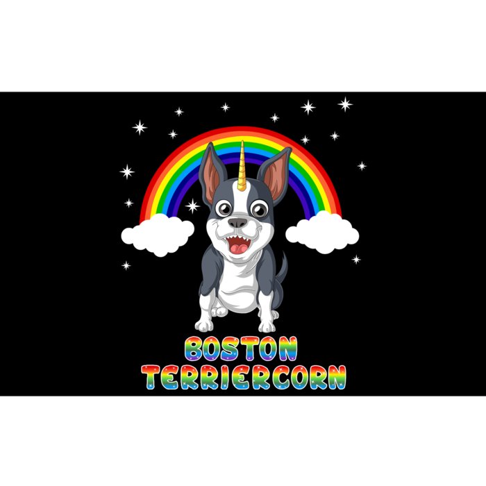 Boston Terrier Unicorn Bumper Sticker