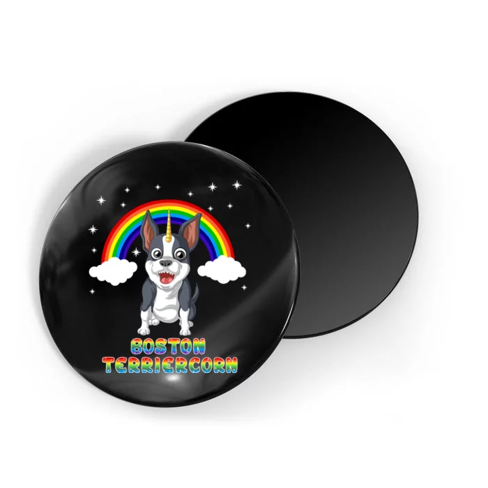 Boston Terrier Unicorn Magnet