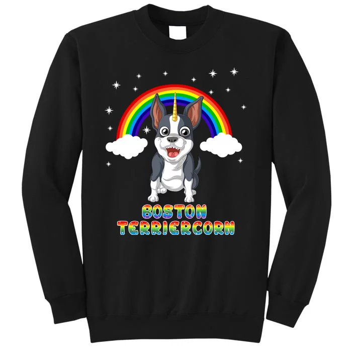 Boston Terrier Unicorn Tall Sweatshirt