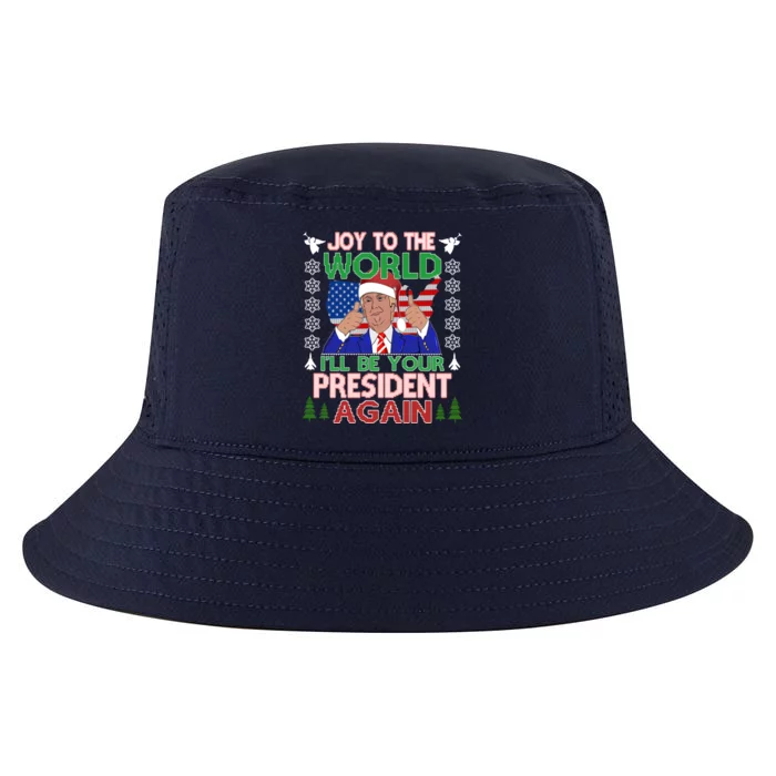 Best Trump Ugly Christmas President 2024 Republican Gift Cool Comfort Performance Bucket Hat