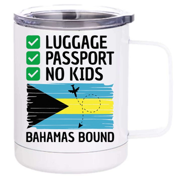 Bahamian Travel Vacation Outfit To Bahamas 12 oz Stainless Steel Tumbler Cup