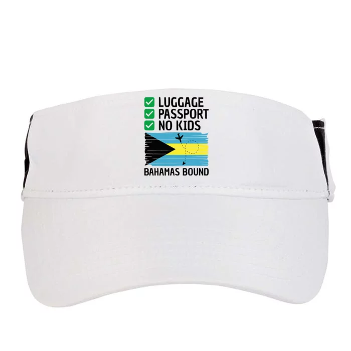 Bahamian Travel Vacation Outfit To Bahamas Adult Drive Performance Visor