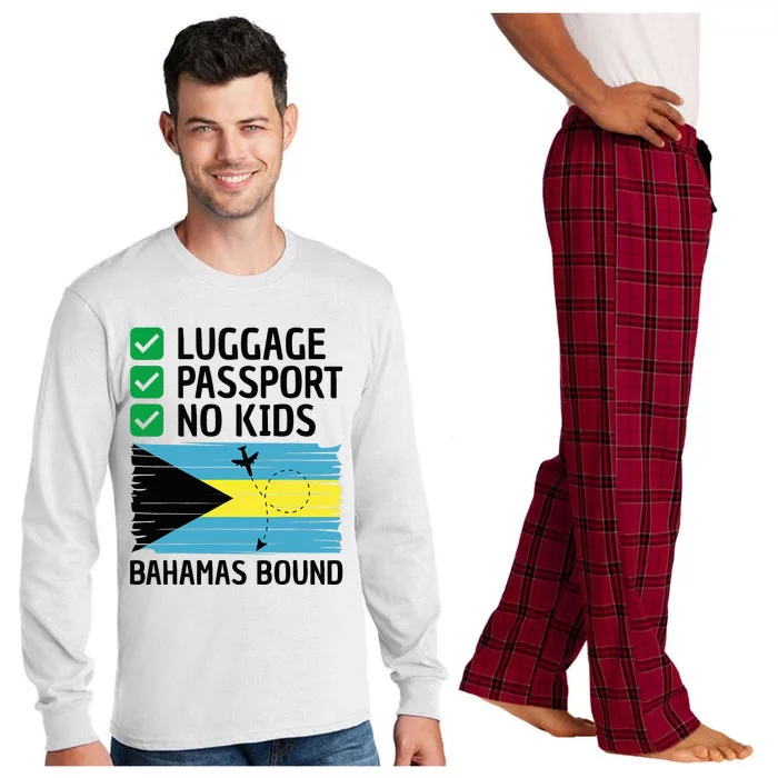 Bahamian Travel Vacation Outfit To Bahamas Long Sleeve Pajama Set