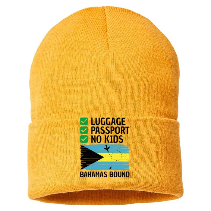 Bahamian Travel Vacation Outfit To Bahamas Sustainable Knit Beanie