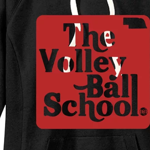 Bbbprinting The Volleyball School Nebraska Women's Fleece Hoodie