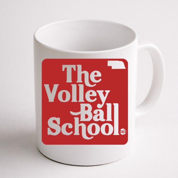 Bbbprinting The Volleyball School Nebraska Front & Back Coffee Mug