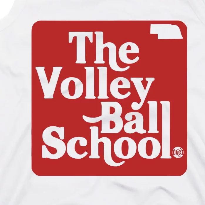 Bbbprinting The Volleyball School Nebraska Tank Top