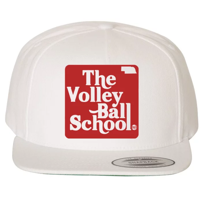 Bbbprinting The Volleyball School Nebraska Wool Snapback Cap