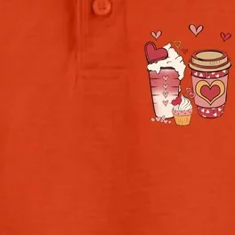 Boston Terrier Valentines Day Dog Mom Coffee Lovers Gift Dry Zone Grid Performance Polo