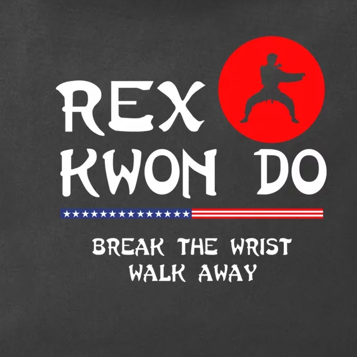 Break The Wrist Walk Away Rex Kwon Do Zip Tote Bag