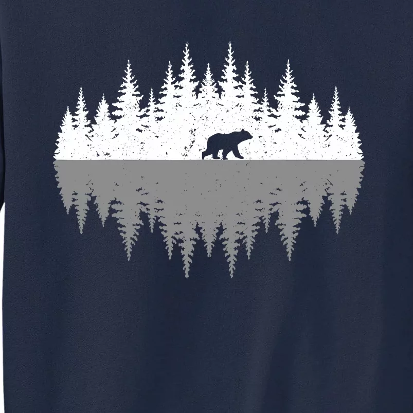 Bear Tree Wildlife Nature Funny Outdoor Gifts For Tall Sweatshirt