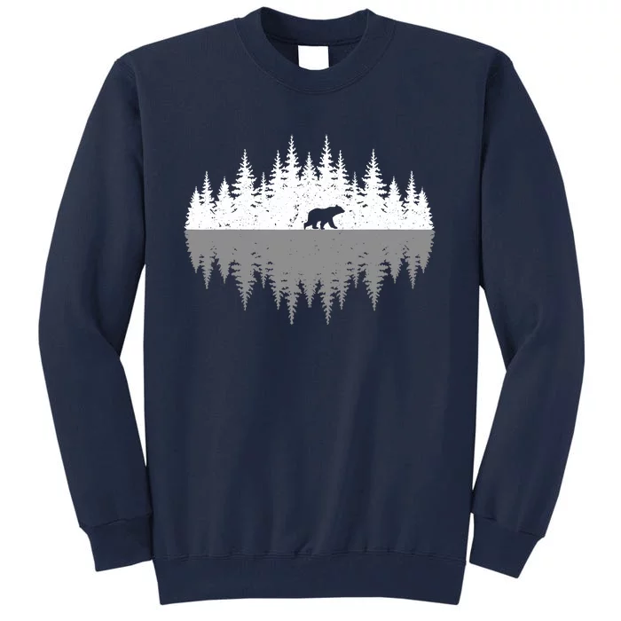 Bear Tree Wildlife Nature Funny Outdoor Gifts For Tall Sweatshirt