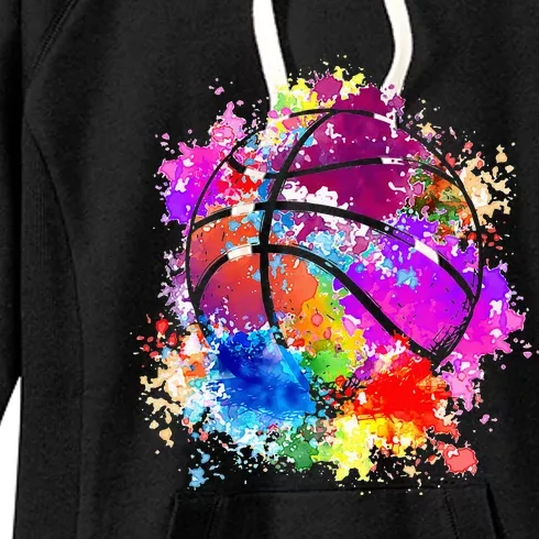 Basketball Teenagers Women Baller Dunking Women's Fleece Hoodie