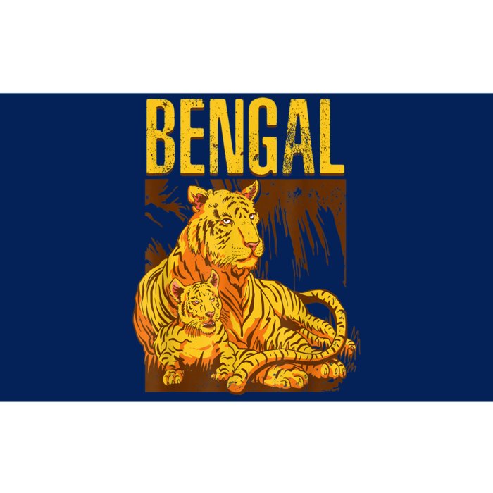 Bengal Tiger Wild Bengal Tiger Bumper Sticker