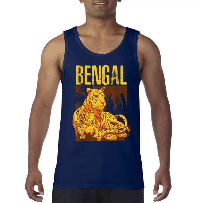 Bengal Tiger Wild Bengal Tiger Tank Top