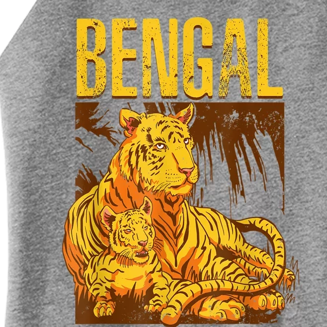 Bengal Tiger Wild Bengal Tiger Women’s Perfect Tri Rocker Tank