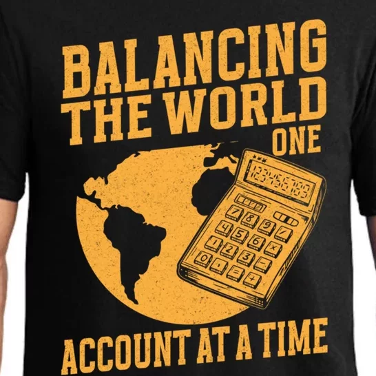 Balancing The World One Account At A Time Banker Gift Pajama Set