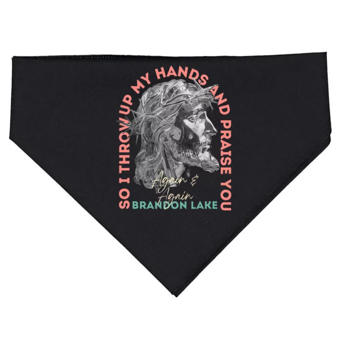 Brandon ThatS Who I Praise Tear Off The Roof Lake USA-Made Doggie Bandana